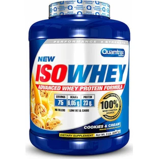Quamtrax Nutrition Iso Whey Сывороточный протеин со вкусом печенья и сливок 2,267 кг