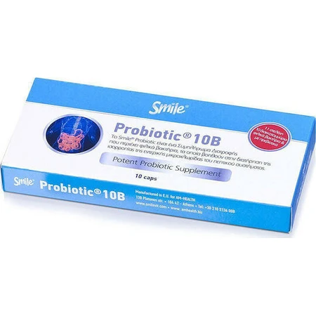 AM Health Smile Smile Probiotic 10B Пробіотик 10 капс.: ціни та характеристики