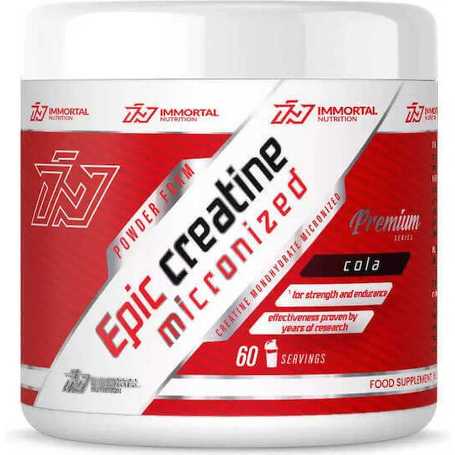 Immortal Nutrition Epic Creatine Epic Creatine 5000mg Cola 300gr 200ml: цены и характеристики