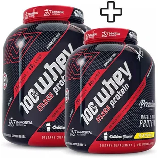 Immortal Nutrition 100% Whey Mass Protein 100% Whey Protein Протеїн для білкової маси зі смаком банана 3х2кг