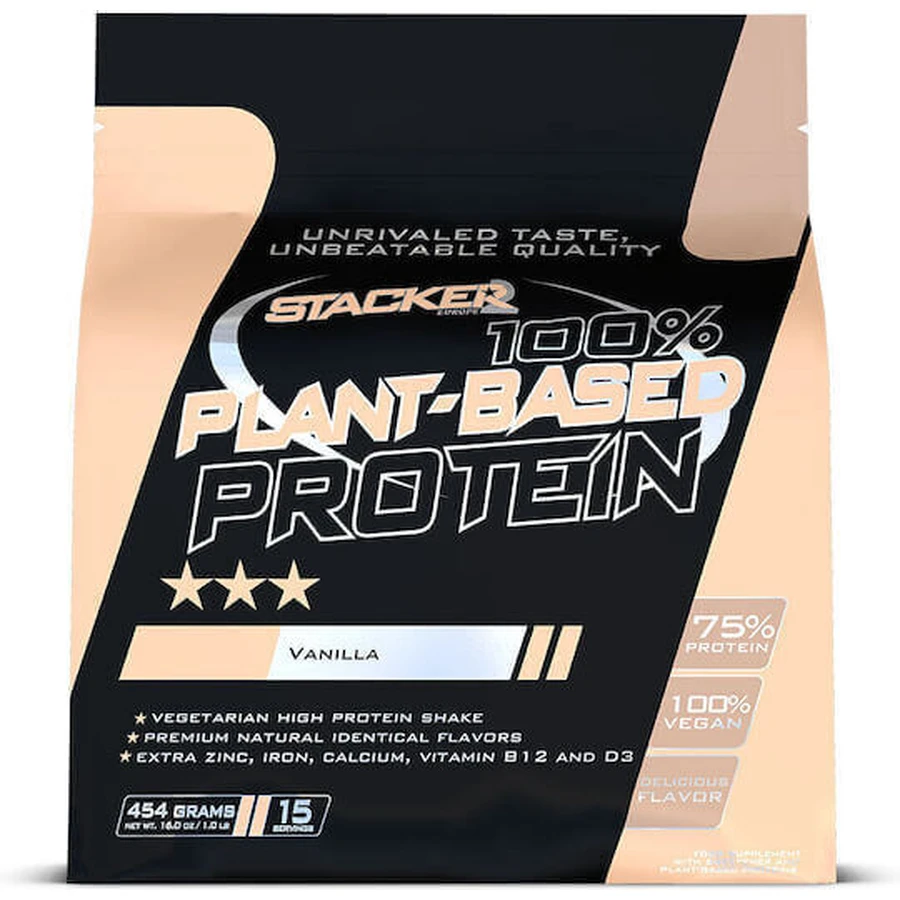 Stacker 2 100% растительный безлактозный протеин со вкусом ванили 454 гр.: цены и характеристики
