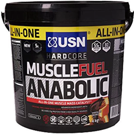 USN Hardcore Muscle Fuel Анаболическое мышечное топливо с креатином и шоколадным вкусом 4 кг: цены и характеристики