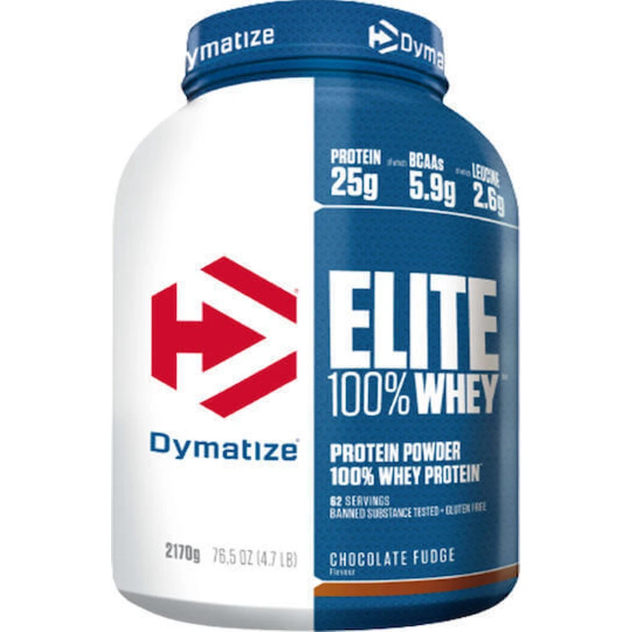 Dymatize Elite 100% сироватковий протеїн Dymatize Elite 100% сироватковий протеїн без глютену зі смаком шоколадної помадки 2,17 кг: ціни та характеристики
