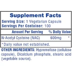 Hi-Tech Pharmaceuticals Nac N-acetyl Cysteine 100 капсул: цены и характеристики