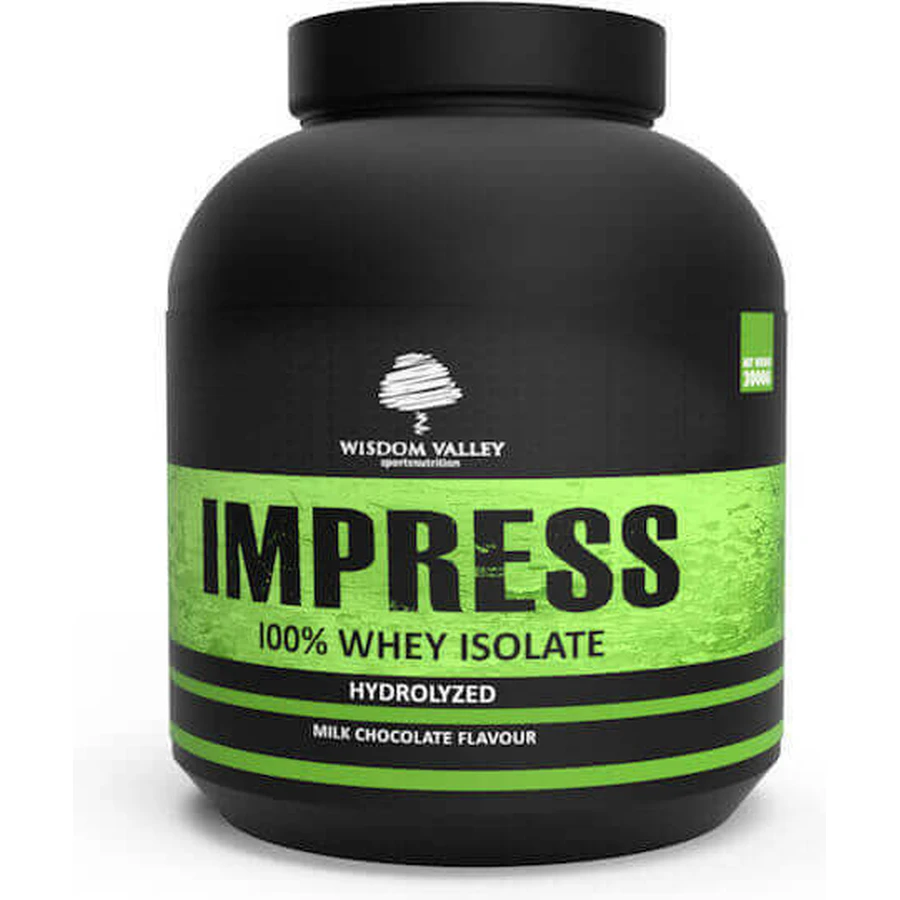 Wisdom Valley Impress 100% изолят сывороточного протеина Сывороточный протеин без глютена и лактозы со вкусом молочного шоколада 2 кг: цены и характеристики