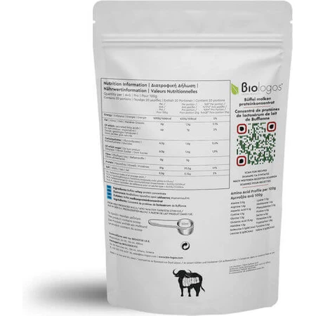 Viologos Buffalo Whey 50% органический сывороточный протеин 500гр: цены и характеристики