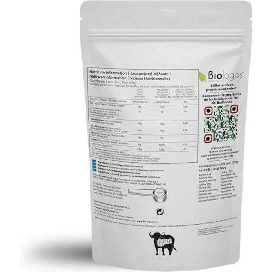 Viologos Buffalo Whey 50% органический сывороточный протеин 500гр: цены и характеристики
