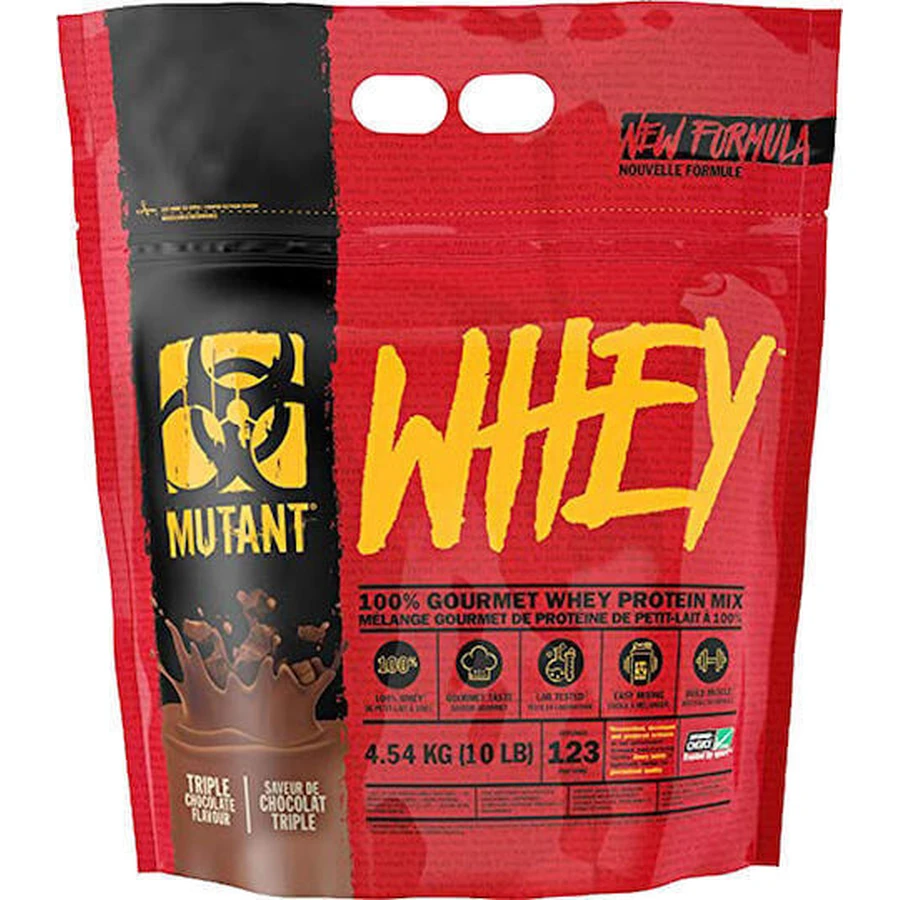 Mutant Gourmet Whey Protein Смесь сывороточных протеинов со вкусом шоколадного помадного брауни 4,54 кг: цены и характеристики