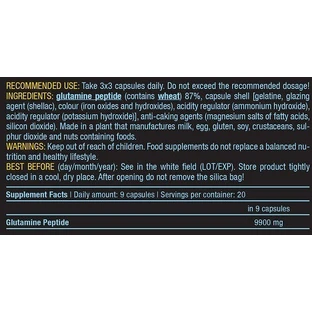 Biotech USA Glutamine Peptide 180 капсул без смаку