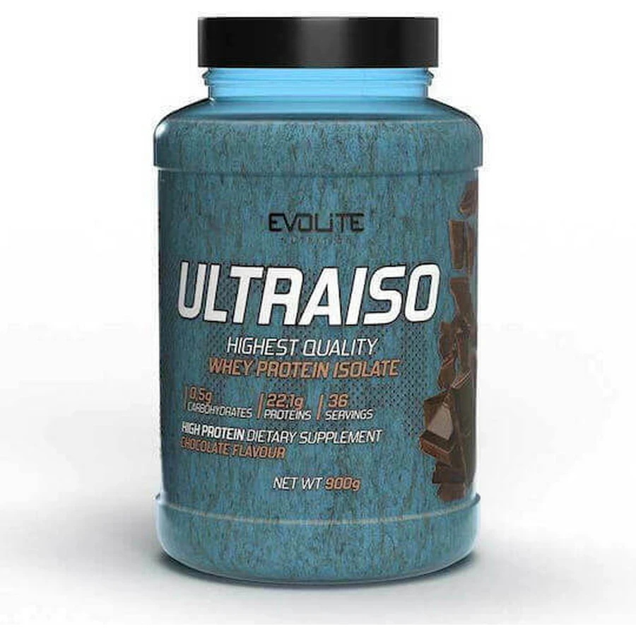 Evolite UltraIso Whey Whey Protein Isolate Сывороточный протеин без глютена со вкусом шоколада 900гр: цены и характеристики