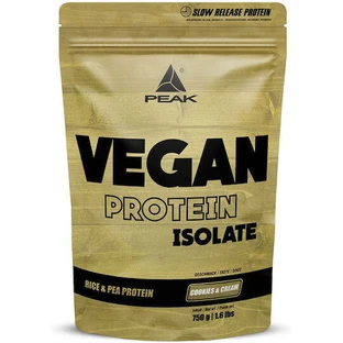 Веганський ізолят Peak Nutrition без глютену та лактози зі смаком печива та вершків 750гр