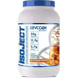 Evogen Isoject Ultra-Pure Whey Isolate Сывороточный протеин со вкусом соленого арахисового масла 896 гр.