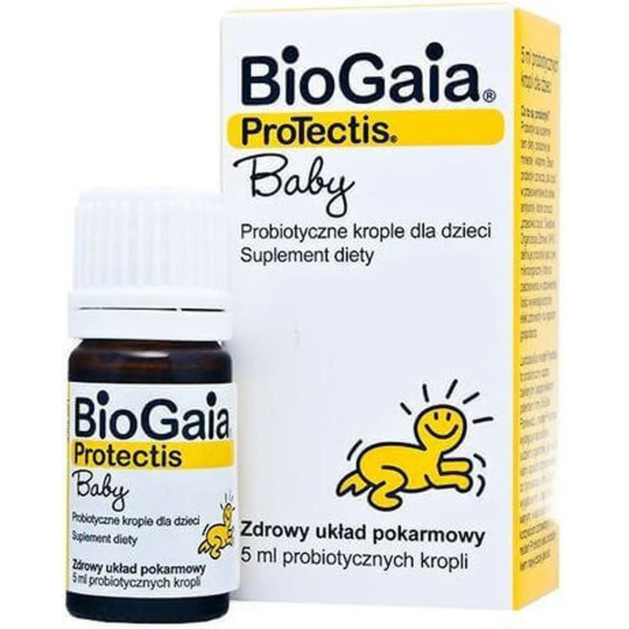 Пробіотики BioGaia ProGaia ProTectis Baby для дітей та немовлят 5 мл: ціни та характеристики