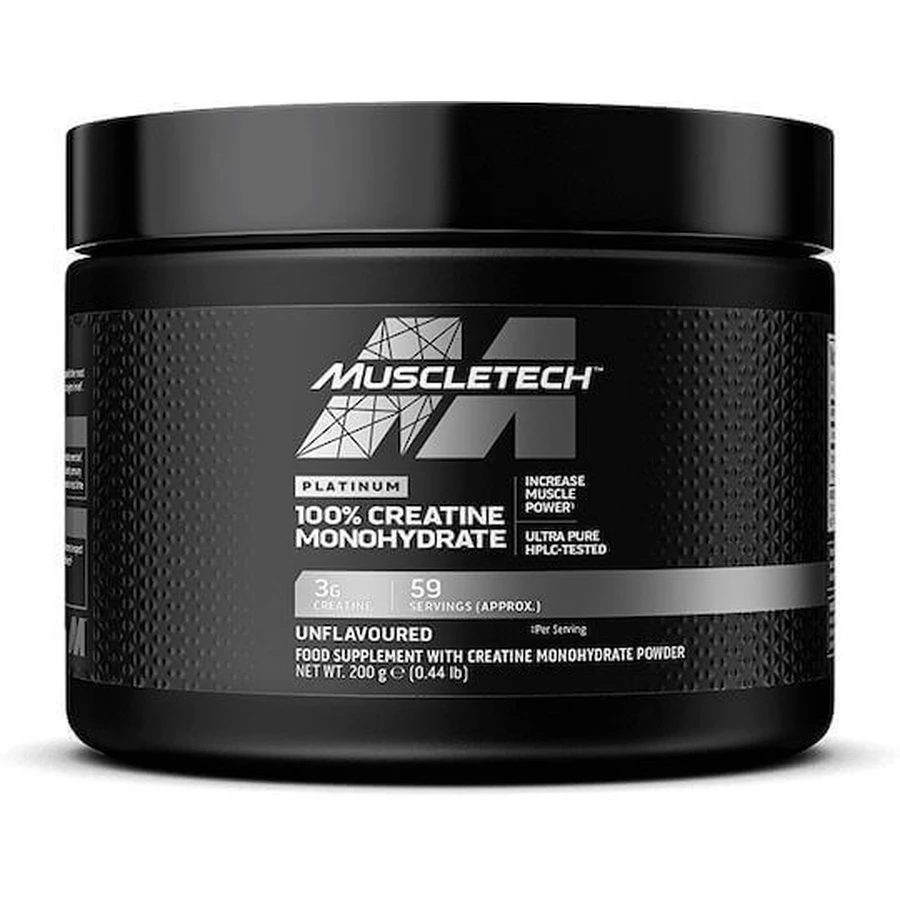 MuscleTech Platinum 100% Креатин моногидрат неароматизированный 200 гр.: цены и характеристики