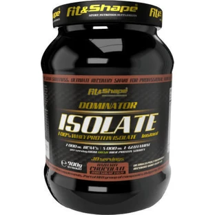 Fit & Shape Dominator Whey Protein Isolate Ізолят сироваткового протеїну зі смаком шоколадного фундука 900гр