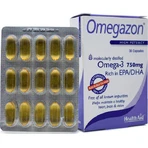 Health Aid Omegazon Fish Oil 750mg 30 caps Unflavoured: цены и характеристики