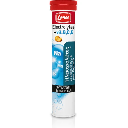 Lanes Electrolytes Vitamins B C E Vitamins B C Orange 20 tabs eff: цены и характеристики