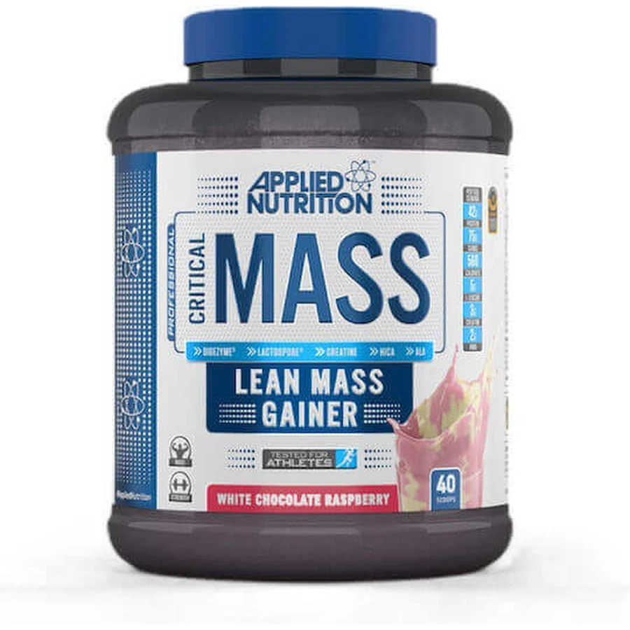 Applied Nutrition Critical Mass Professional Whey Protein with Creatine & Flavour White Chocolate with Raspberry 2,4 кг: цены и характеристики