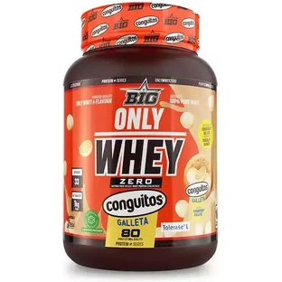 Big Only Whey Zero Сывороточный протеин без лактозы со вкусом Conguitos Cookie - White Choco 1 кг