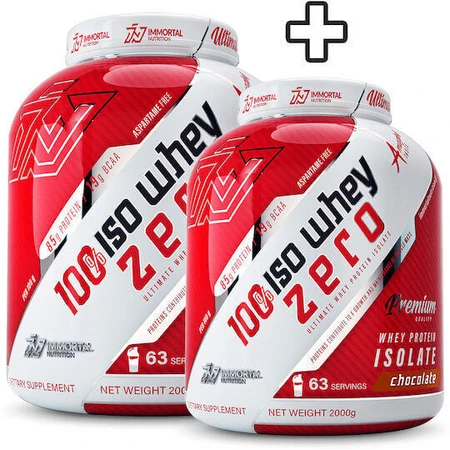 Immortal Nutrition 100% Iso Whey Zero 100% сывороточный протеин со вкусом шоколада 2х2 кг: цены и характеристики