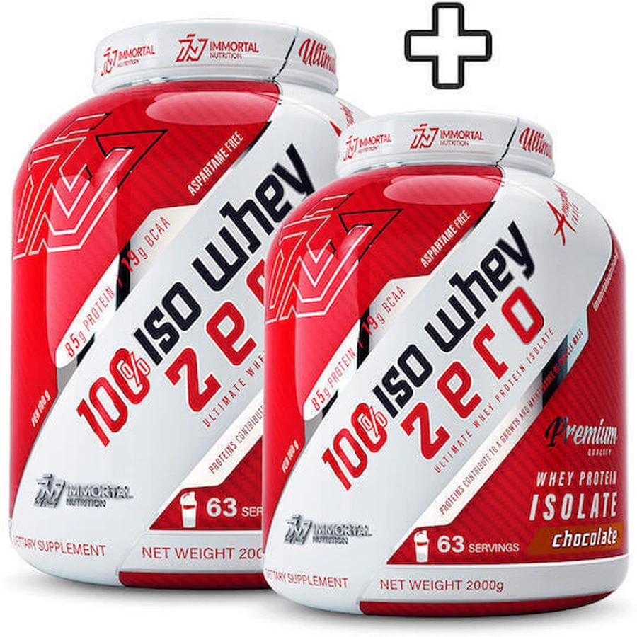 Immortal Nutrition 100% Iso Whey Zero 100% сывороточный протеин со вкусом шоколада 2х2 кг: цены и характеристики