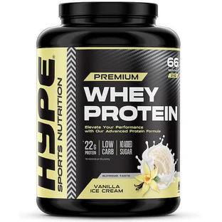 Hype Supplements Premium Whey Protein Сывороточный протеин со вкусом ванильного мороженого 2 кг