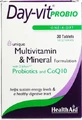 Health Aid Day-Vit Probiotics Пробіотики Пробіотики та пробіотик CoQ10 30 файлів