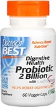 Пробіотик для здоров'я травлення Doctor's Best Digestive Health Пробіотик Пробіотик 60 рослинних капсул