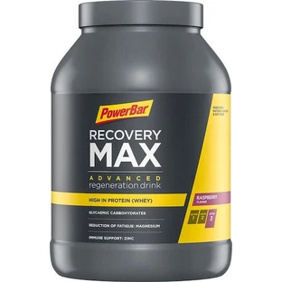 Сироватковий протеїн PowerBar Recovery MAX зі смаком малини 1,144 кг