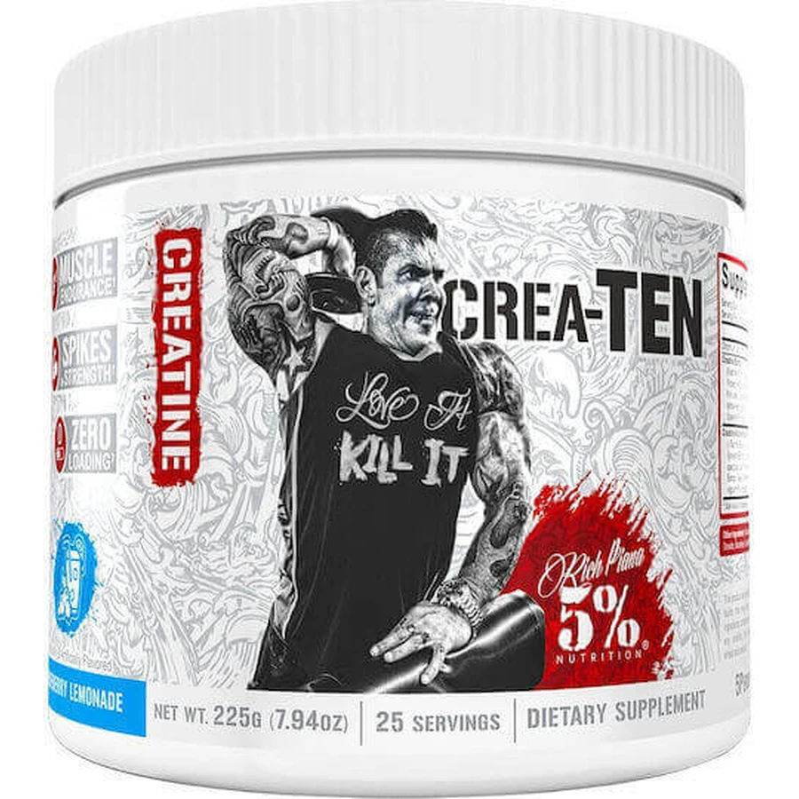 Rich Piana 5% Nutrition Legendary Legendary Series Crea-Ten Blueberry Lemonade 225 гр.: цены и характеристики