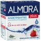 almora PLUS® Увлажняющие электролиты для тела Клубника 12 пакетиков