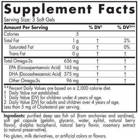 Nordic Naturals Дитячий риб'ячий жир DHA Xtra підходить для дітей 636 мг 90 м'яких гелів без смаку: ціни та характеристики