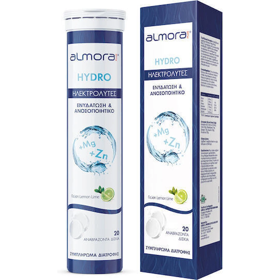 almora PLUS® HYDRO Электролиты для гидратации организма и укрепления иммунной системы Лимон 19 таблеток эф: цены и характеристики