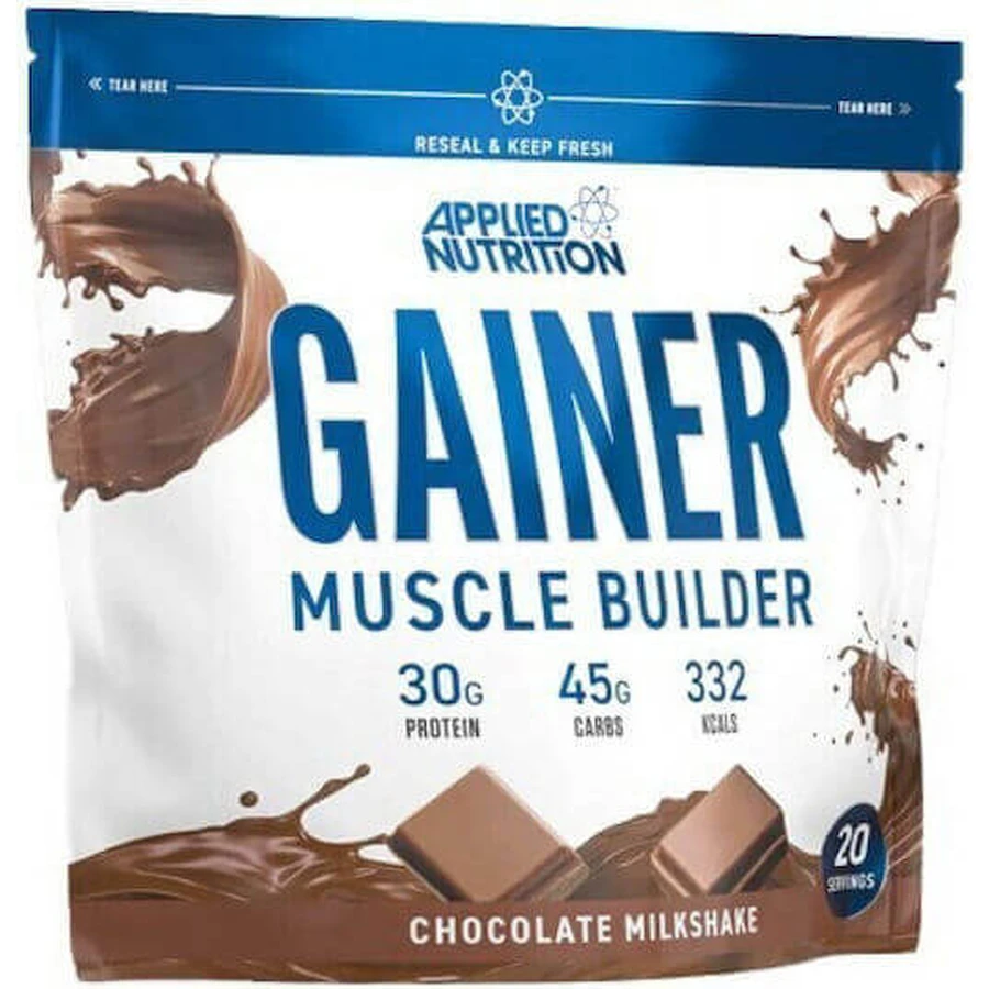 Applied Nutrition Gainer Muscle Builder Гейнер для набора мышечной массы со вкусом шоколадного коктейля 1,8 кг: цены и характеристики