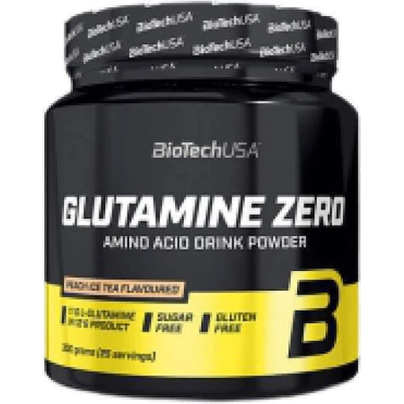 Biotech USA Glutamine Zero 300 гр Персиковый чай со льдом: цены и характеристики