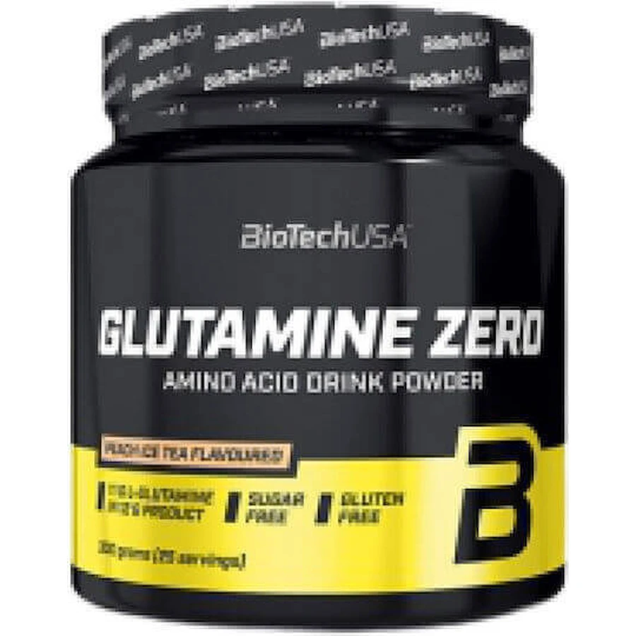 Biotech USA Glutamine Zero 300 гр Персиковый чай со льдом: цены и характеристики