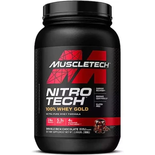 MuscleTech Nitrotech Whey Isolate Gold Plus Сывороточный протеин со вкусом Double Rich Chocolate 908 гр.