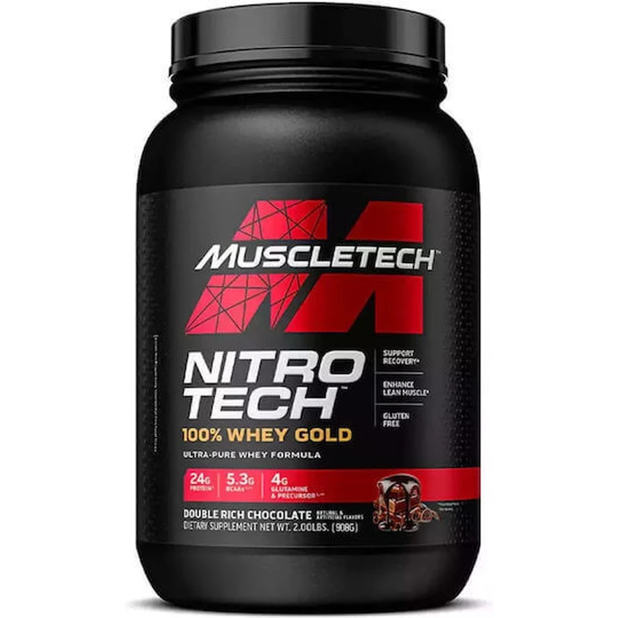MuscleTech Nitrotech Whey Isolate Gold Plus Сывороточный протеин со вкусом Double Rich Chocolate 908 гр.: цены и характеристики