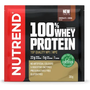 Nutrend 100% сывороточный протеин Whey Protein Whey Protein Gluten Free со вкусом какао Choco 30гр