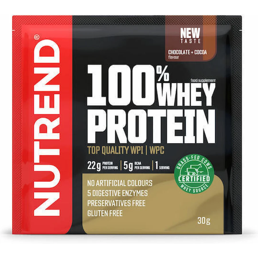Nutrend 100% сывороточный протеин Whey Protein Whey Protein Gluten Free со вкусом какао Choco 30гр: цены и характеристики