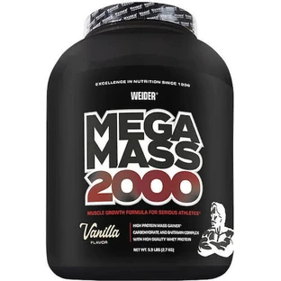 Weider Mega Mass 2000 с ванильным вкусом 2,7 кг