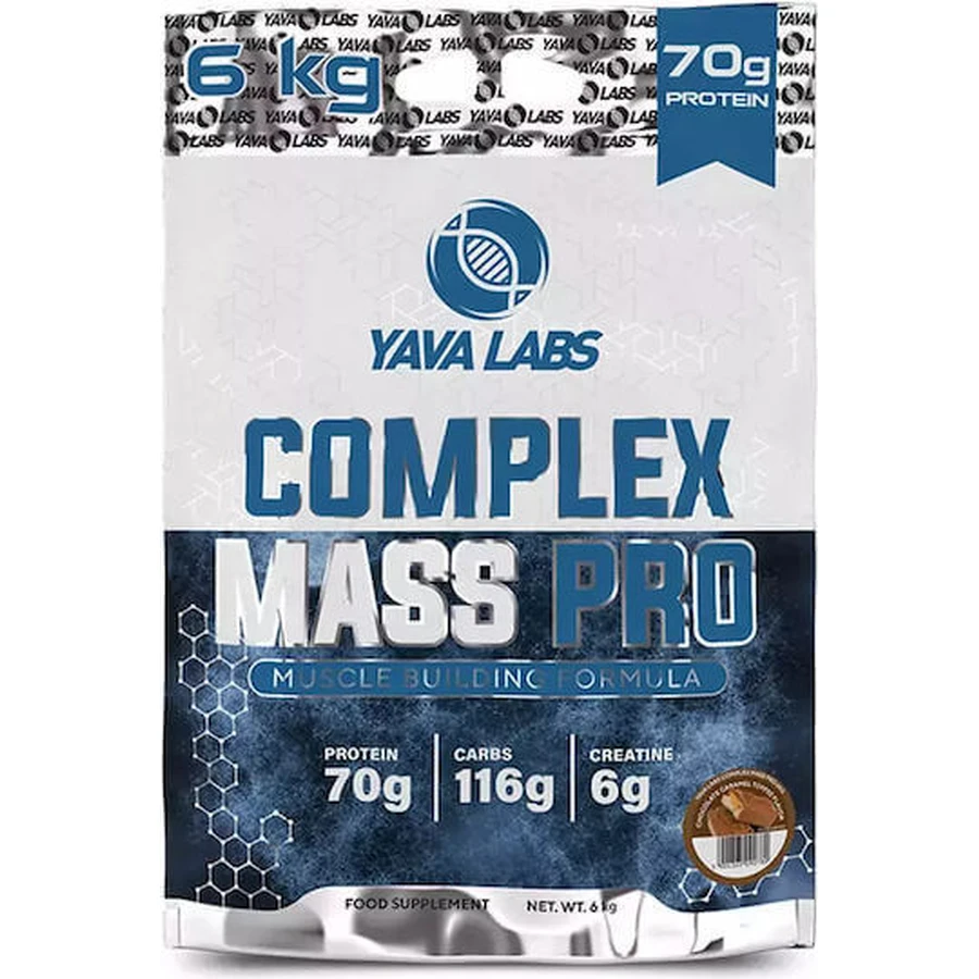Yava Labs Complex Mass Pro зі смаком карамелі та ірисок 6 кг: ціни та характеристики