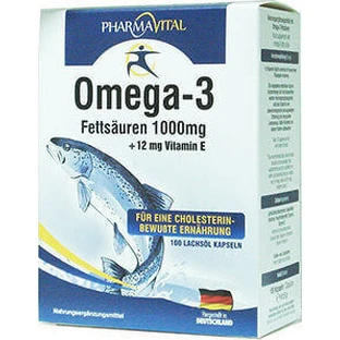 Pharmavital Омега 3 риб'ячий жир 1000 мг 100 м'яких гелів без смаку