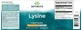 Swanson Free-Form L-Lysine Stress Support 500mg 100 Capsules