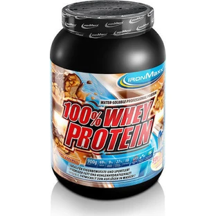 IronMaxx 100% Whey Protein Сироватковий протеїн зі смаком полуниці 900гр