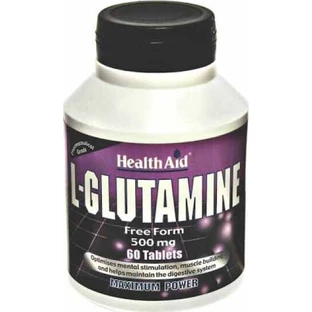 Health Aid L-Glutamine 60 таблеток без смаку