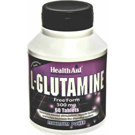 Health Aid L-Glutamine 60 таблеток без смаку: ціни та характеристики