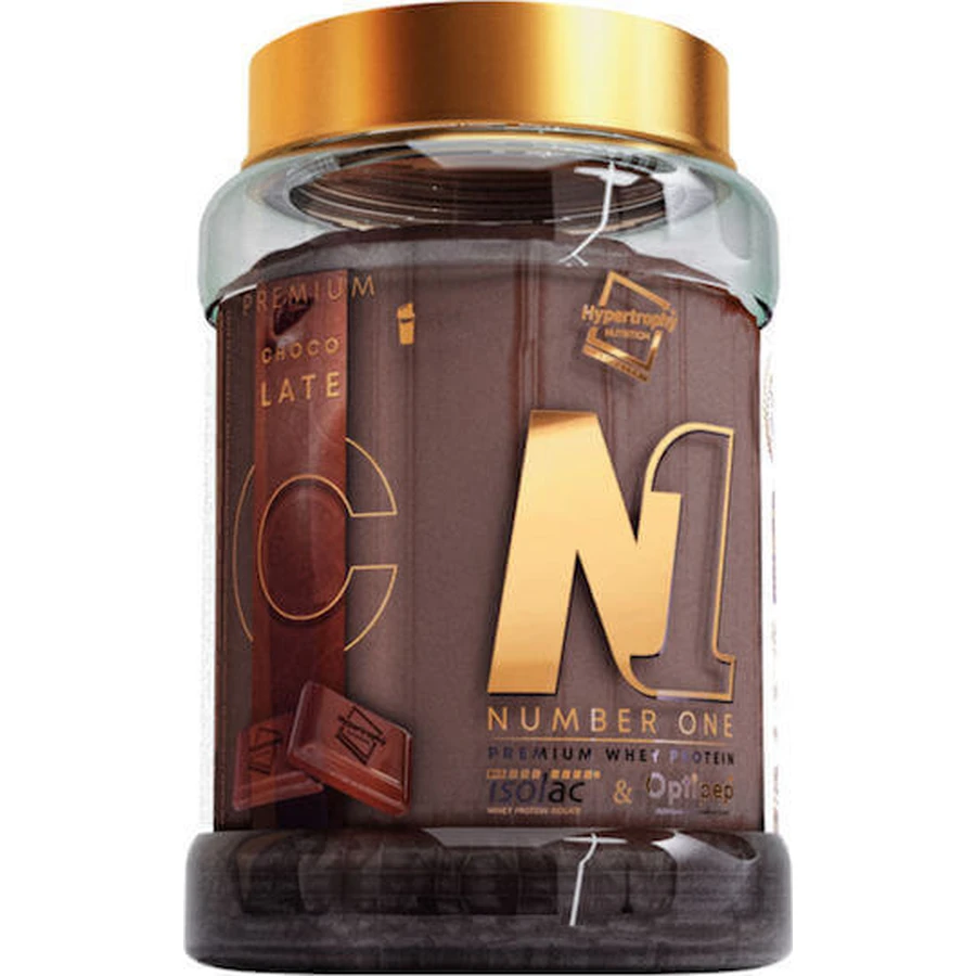 Hypertrophy Nutrition Number One Isolac & Optipep Сироватковий протеїн без глютену з шоколадним смаком 908гр: ціни та характеристики