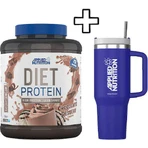 Персонализированный пакет: Applied Nutrition Diet Whey 1800 г шоколада и Applied Nutrition Cooler Glass 1200 мл белого цвета: цены и характеристики