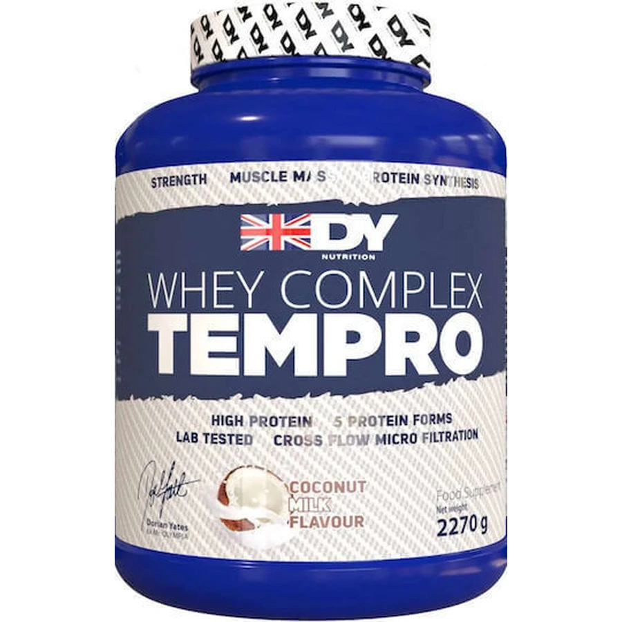 Dorian Yates Whey Complex Tempro Сывороточный протеин со вкусом кокосового молока 2,27 кг: цены и характеристики